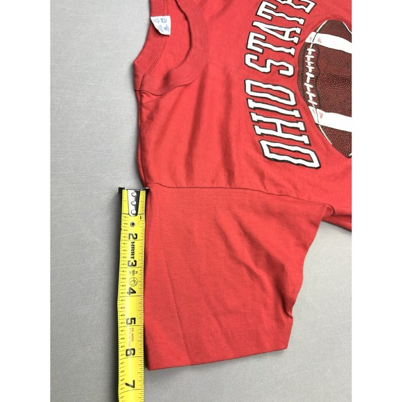 Vintage‎ Champion Ohio State Buckeyes Adult L Graphic Football Tee Shirt (Read) - Picture 8 of 12